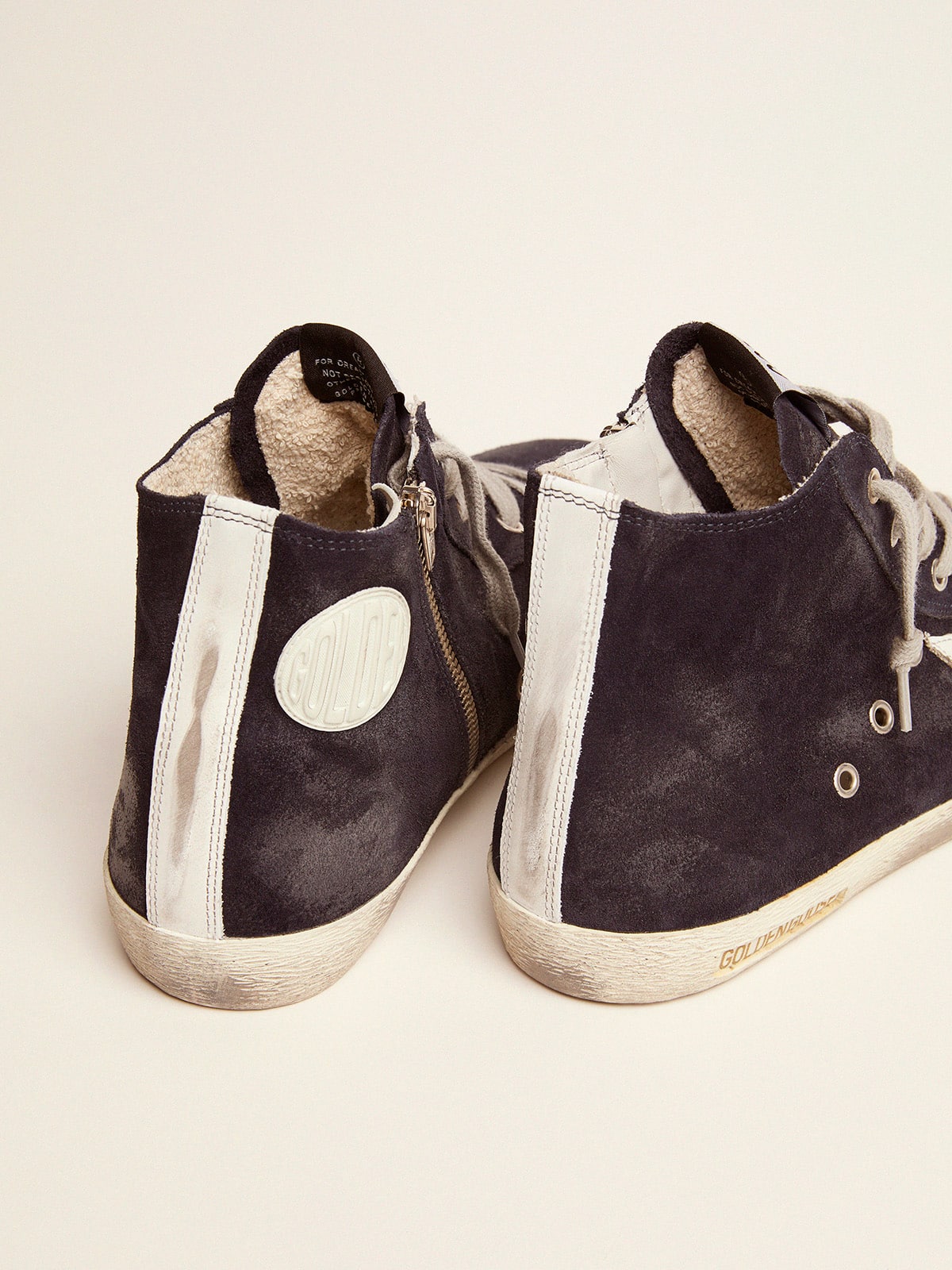 Golden Goose - Sneakers Francy aus Leder mit Stern und Ferse aus Leder in 