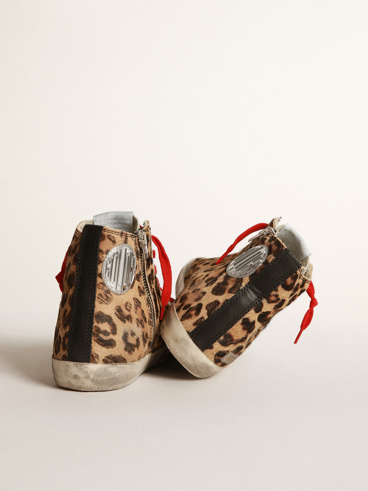 Golden Goose - Francy sneakers in leopard-print pony skin     in 