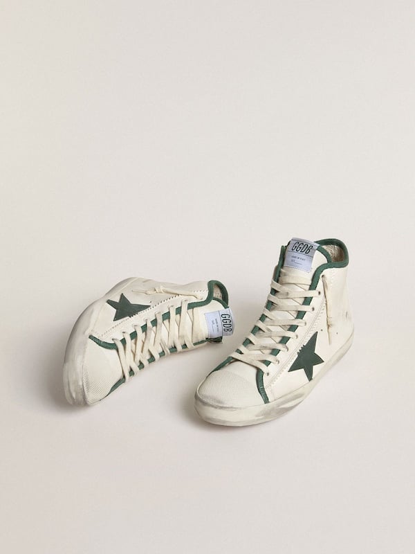 Golden Goose - Women's Francy LTD in nappa leather with green rubber star in 