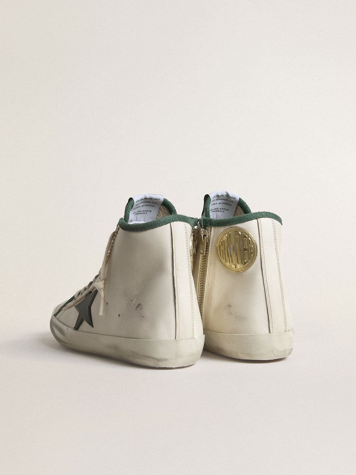 Golden Goose - Women's Francy LTD in nappa leather with green rubber star in 