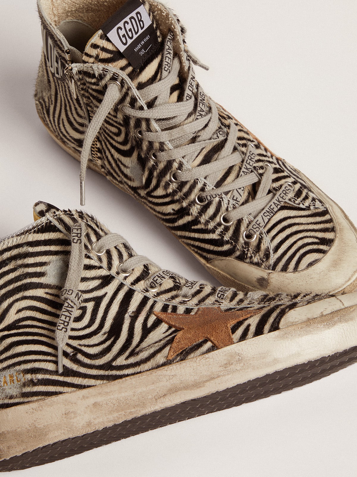 Women's Francy Penstar LTD in zebra print pony skin and Women's Francy Penstar LTD in zebra print pony skin and