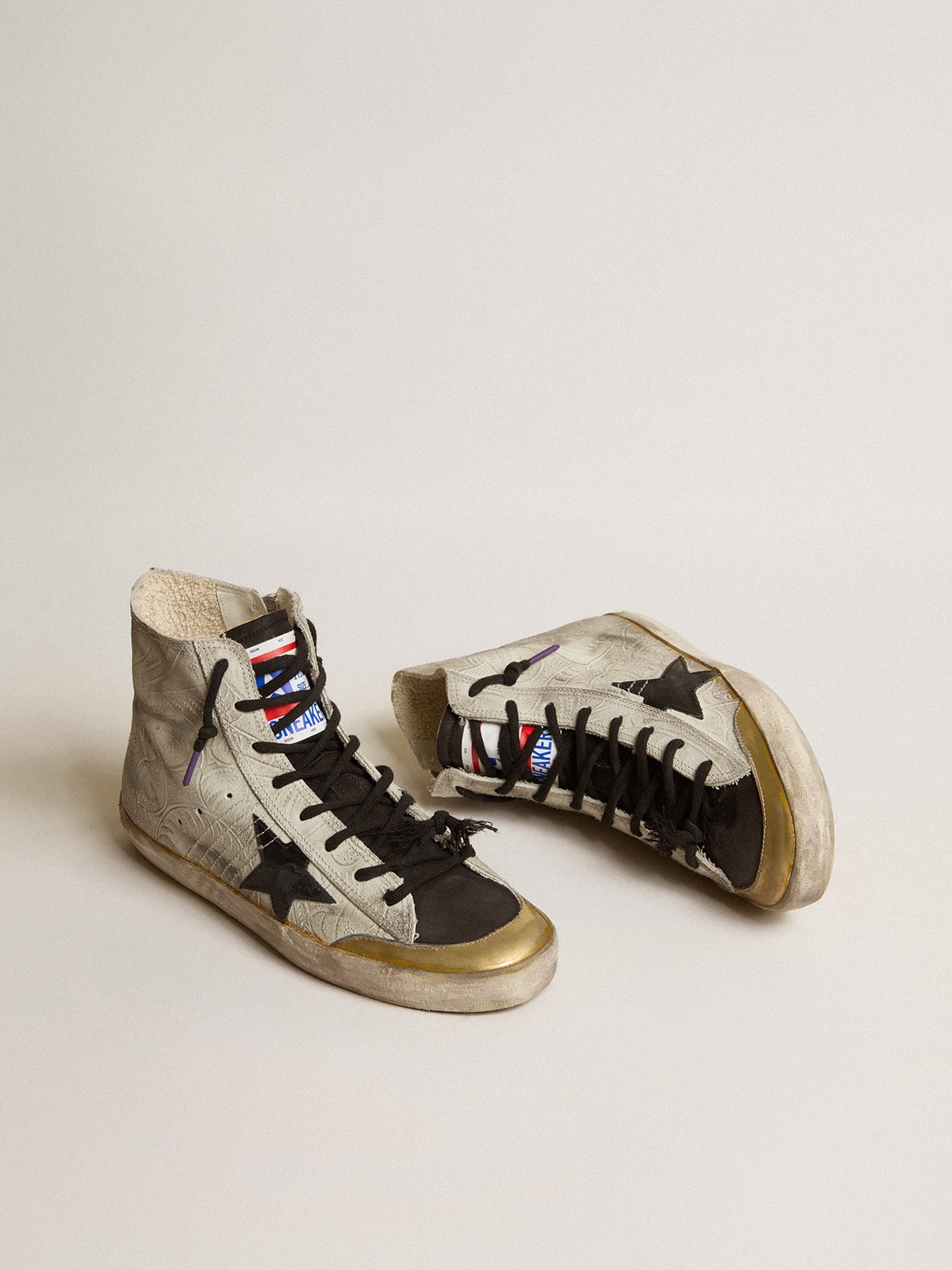 Golden Goose - Francy Penstar LAB de mujer con estampado floral y estrella negra in 