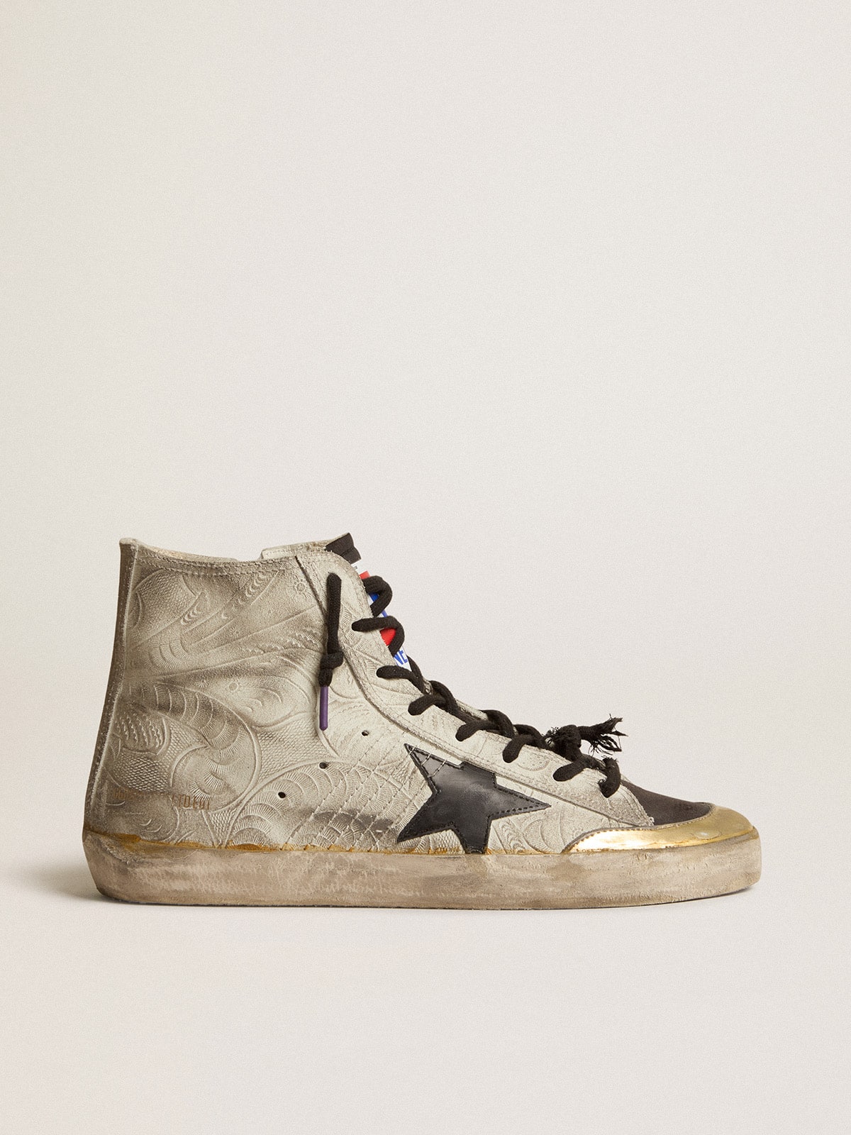 Golden Goose - Francy Penstar LAB de mujer con estampado floral y estrella negra in 