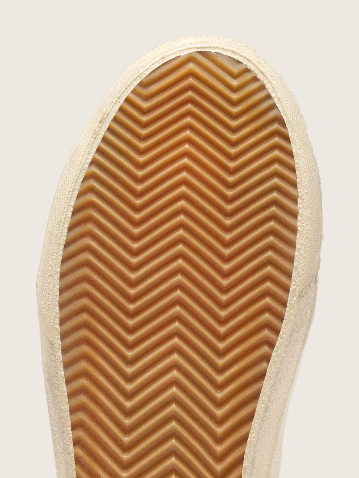 Golden Goose - Slide  in beige with pink metallic leather star and flash in 