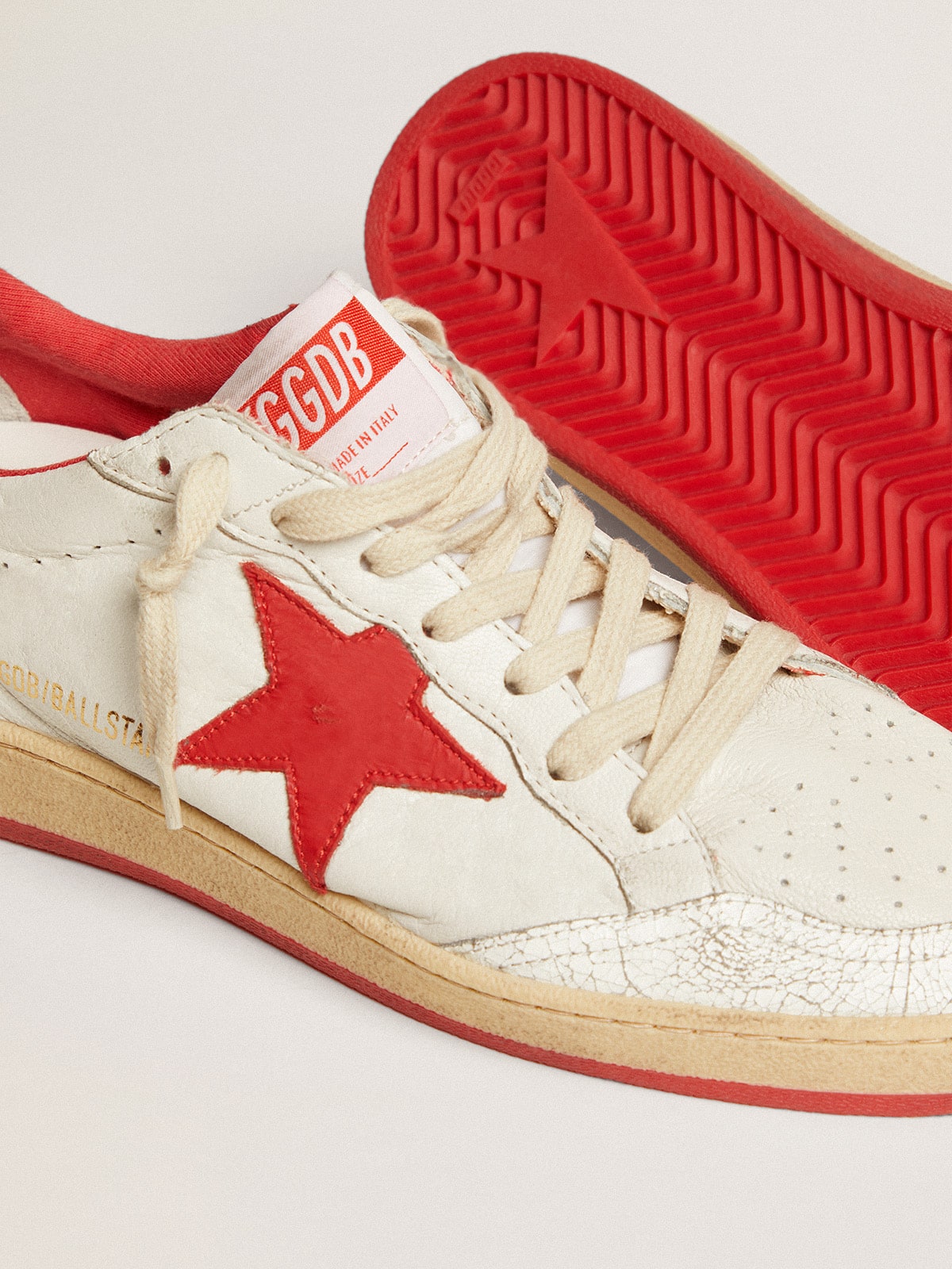 Golden goose starter rosse best sale