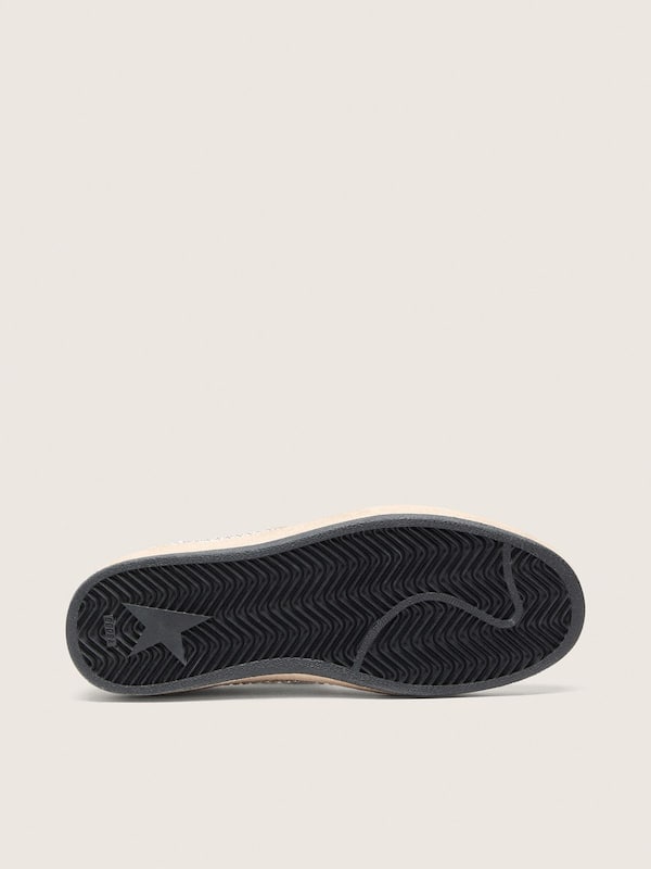 Golden Goose - Ball Star  pour femme avec cristaux Swarovski et &eacute;toile en daim gris in 