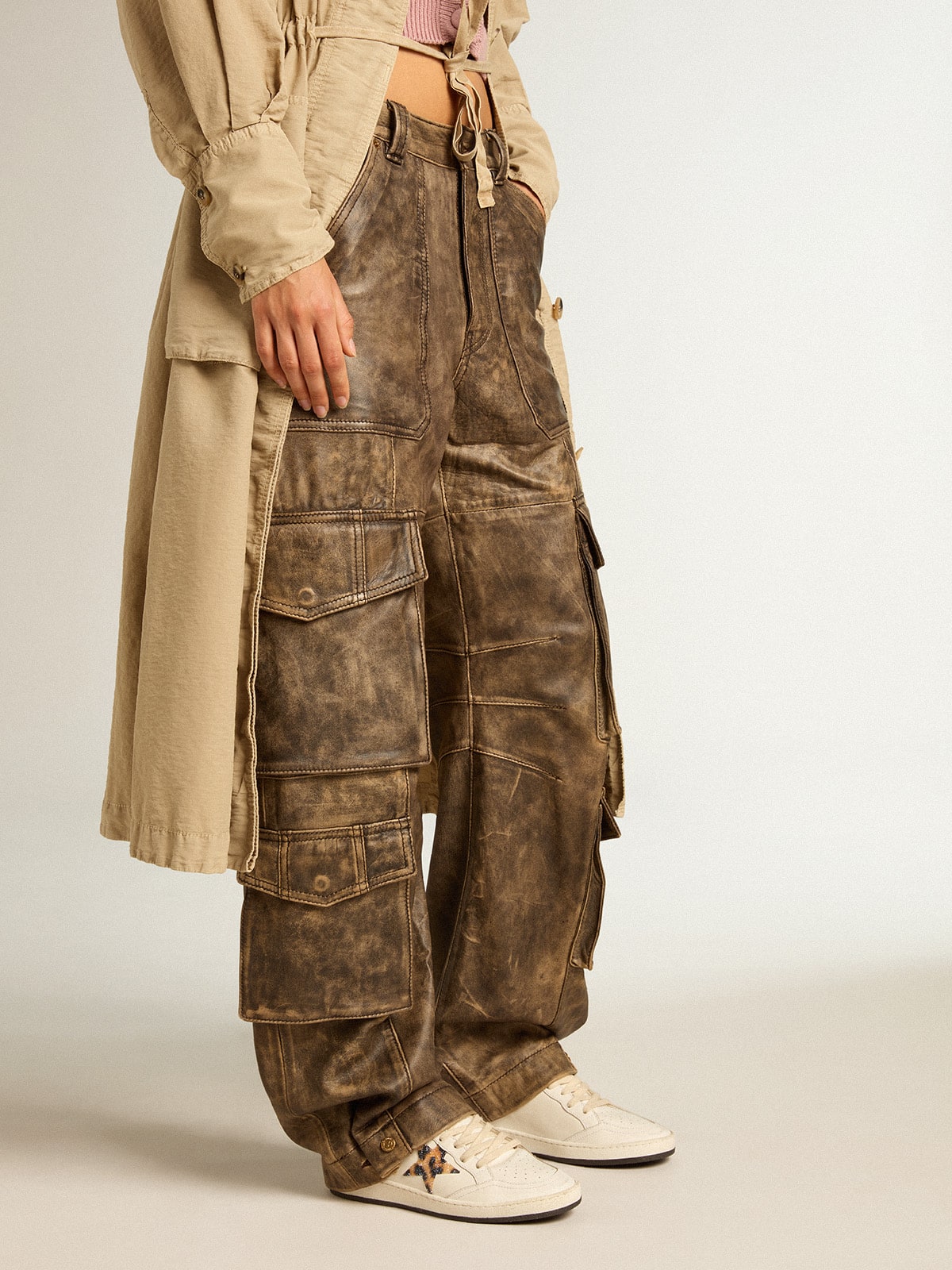 GOLDEN GOOSE PANTS◇ ベージュ サイズ34