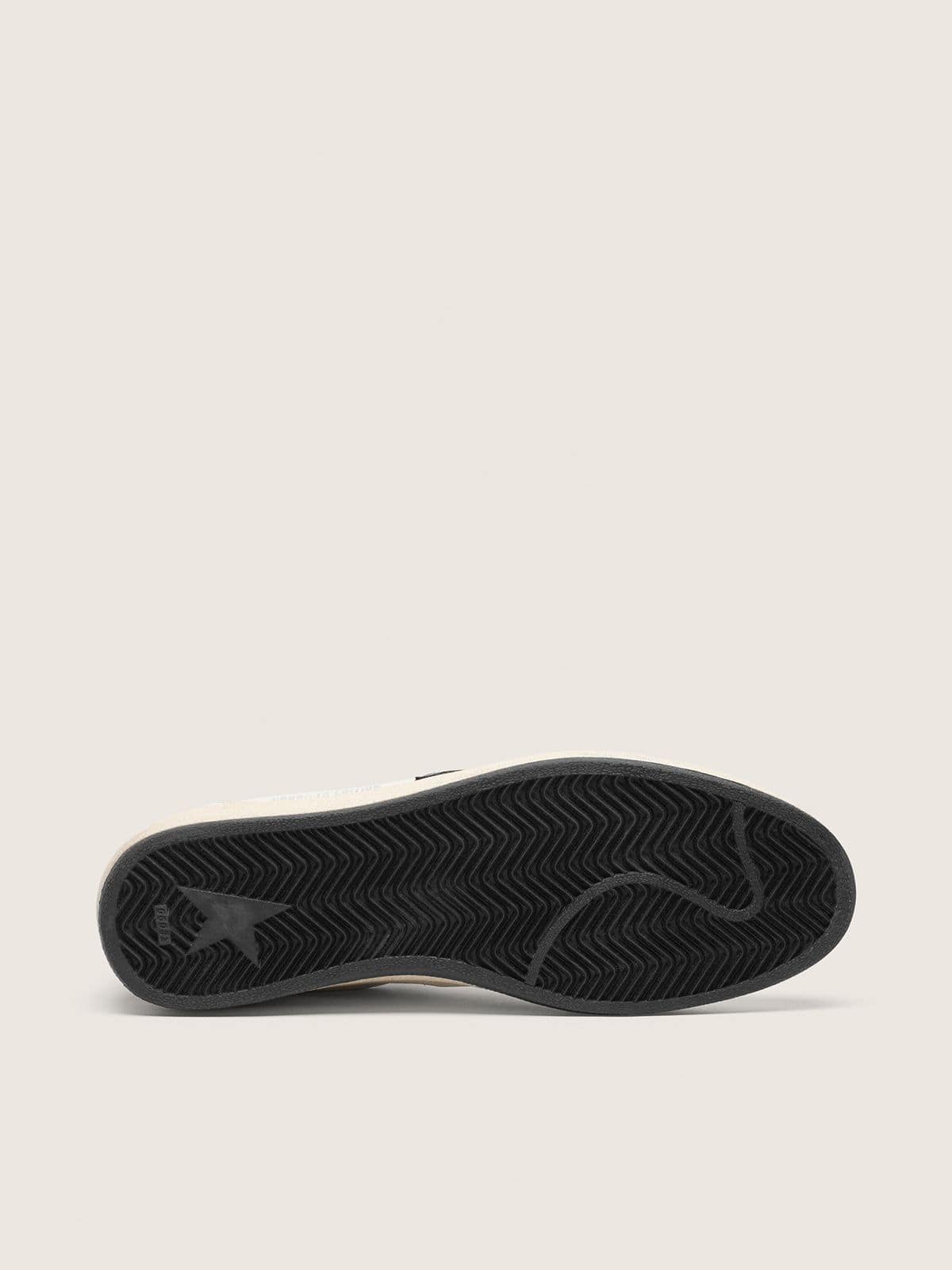 Golden Goose - Ball Star Wishes Donna in nappa con stella e talloncino in naplak nero in 