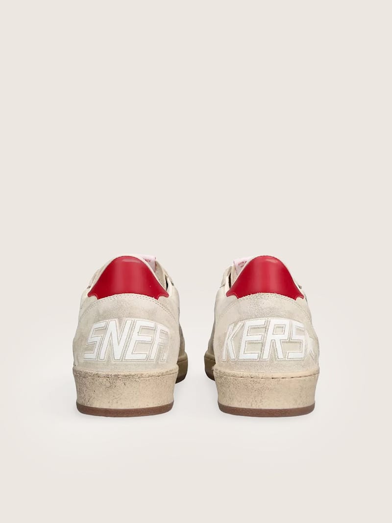 Golden Goose - Disney | Golden Goose Ball Star de mujer de ante gris con estrella blanca in 