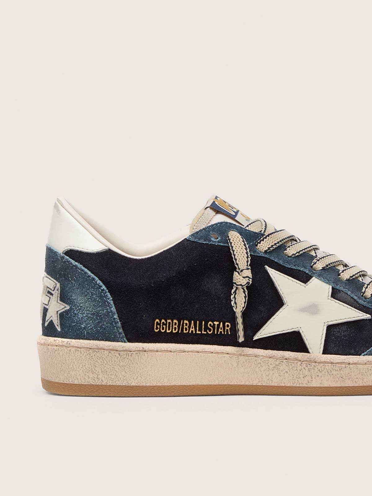 Golden Goose Golden Goose | FiveFourFive Ball Star donna blu con stella color crema Ball Star white woman