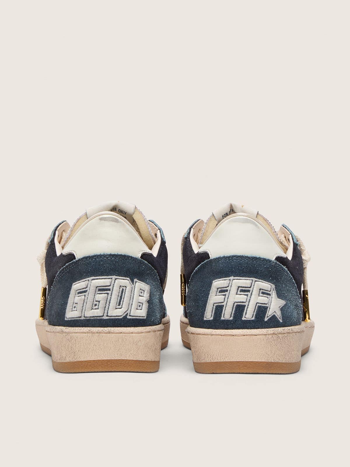 Golden Goose Golden Goose | FiveFourFive Ball Star donna blu con stella color crema Ball Star white woman