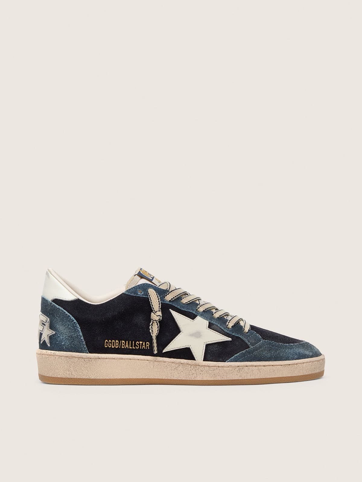 Golden Goose - Golden Goose | FiveFourFive Ball Star donna blu con stella color crema in 