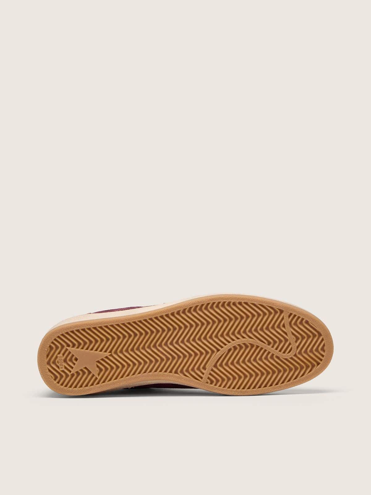 Golden Goose - Golden Goose | FiveFourFive Ball Star donna bordeaux con stella color crema in 