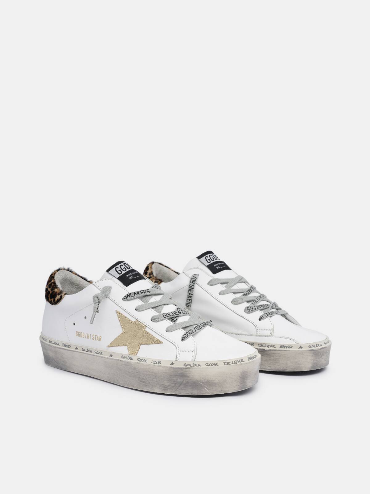 Hi Star sneakers with leopard-print heel tab