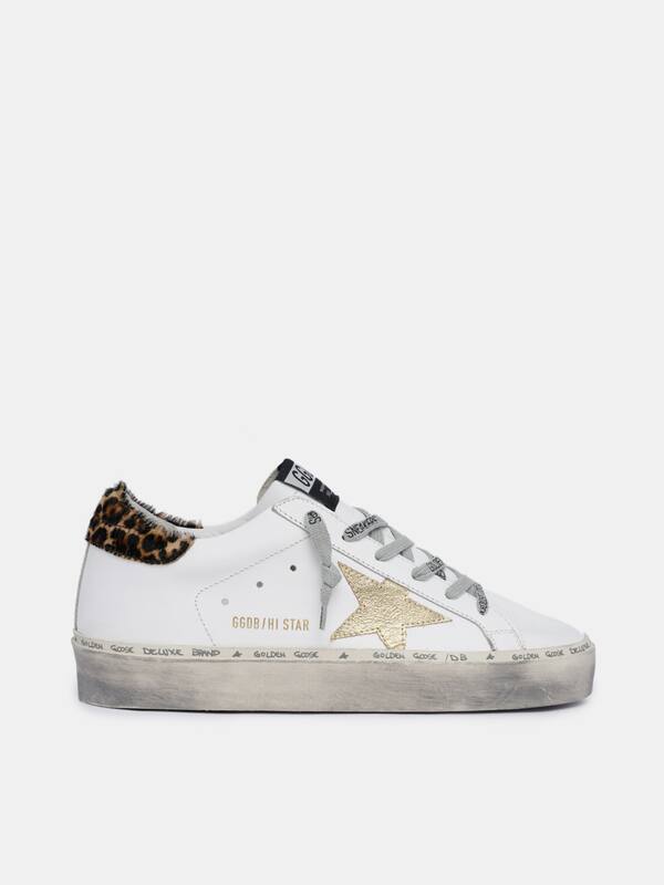 Hi Star sneakers with leopard-print heel tab