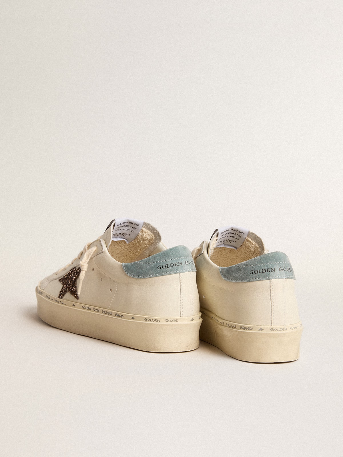 Golden goose blu glitter best sale