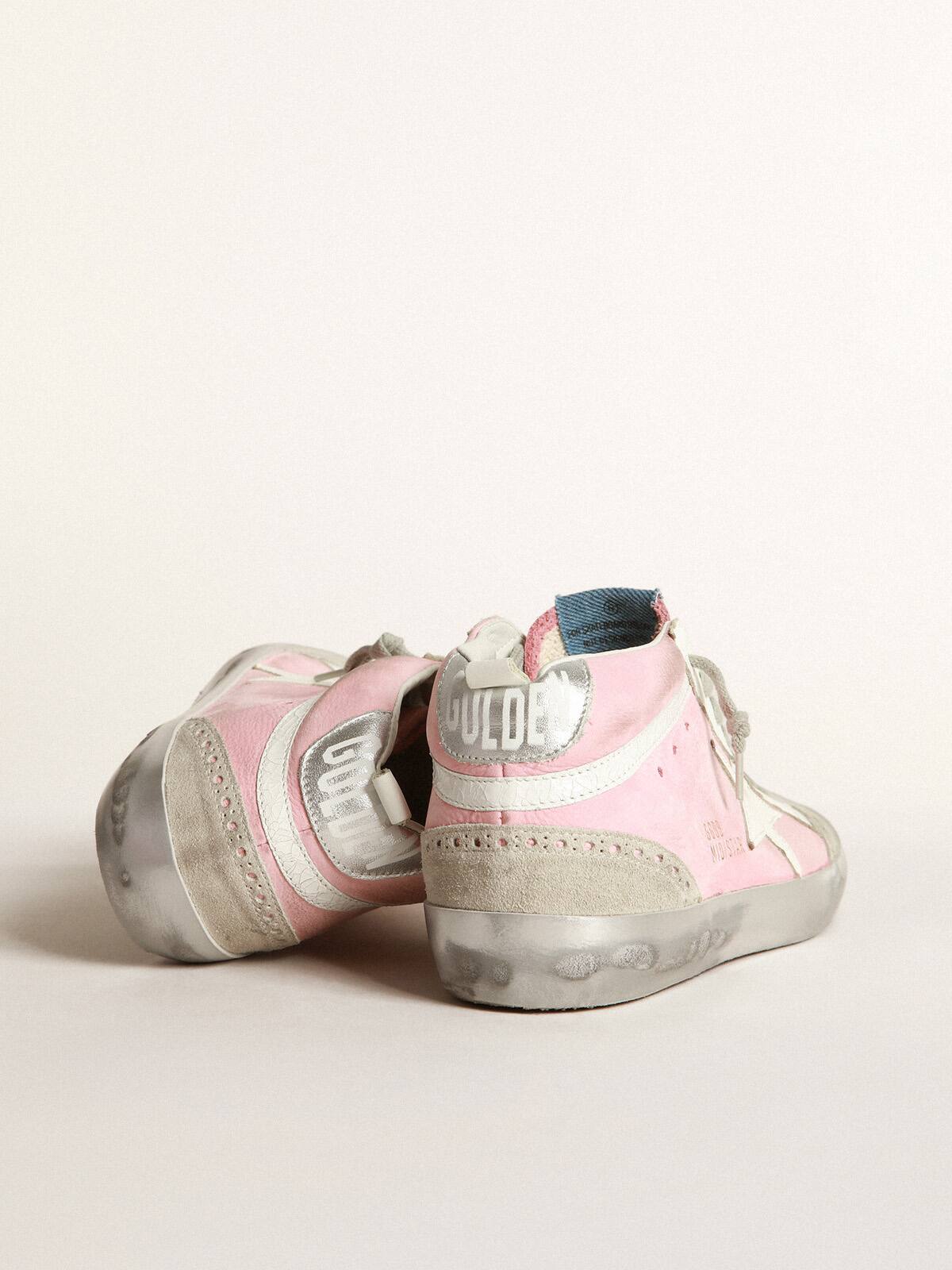 Golden Goose - Mid Star sneakers in suede with leather star in 