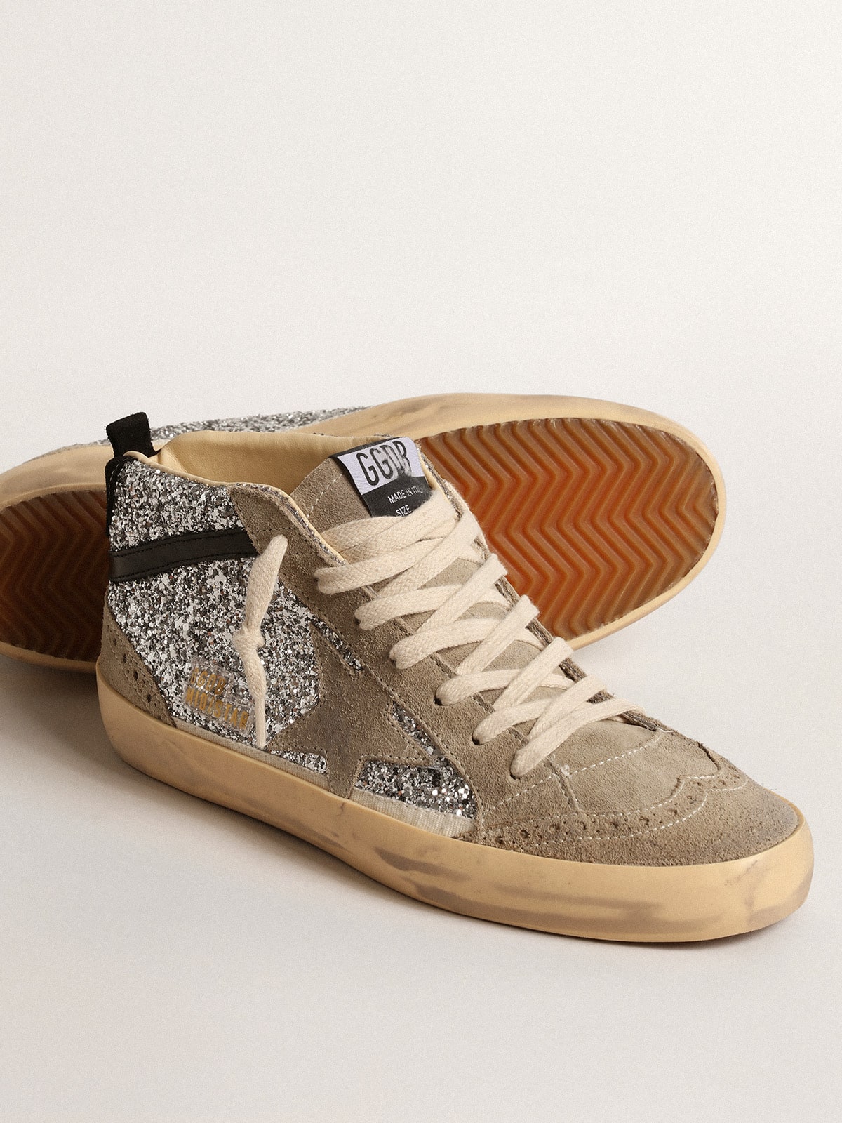 Golden goose shops 'mid star sequin