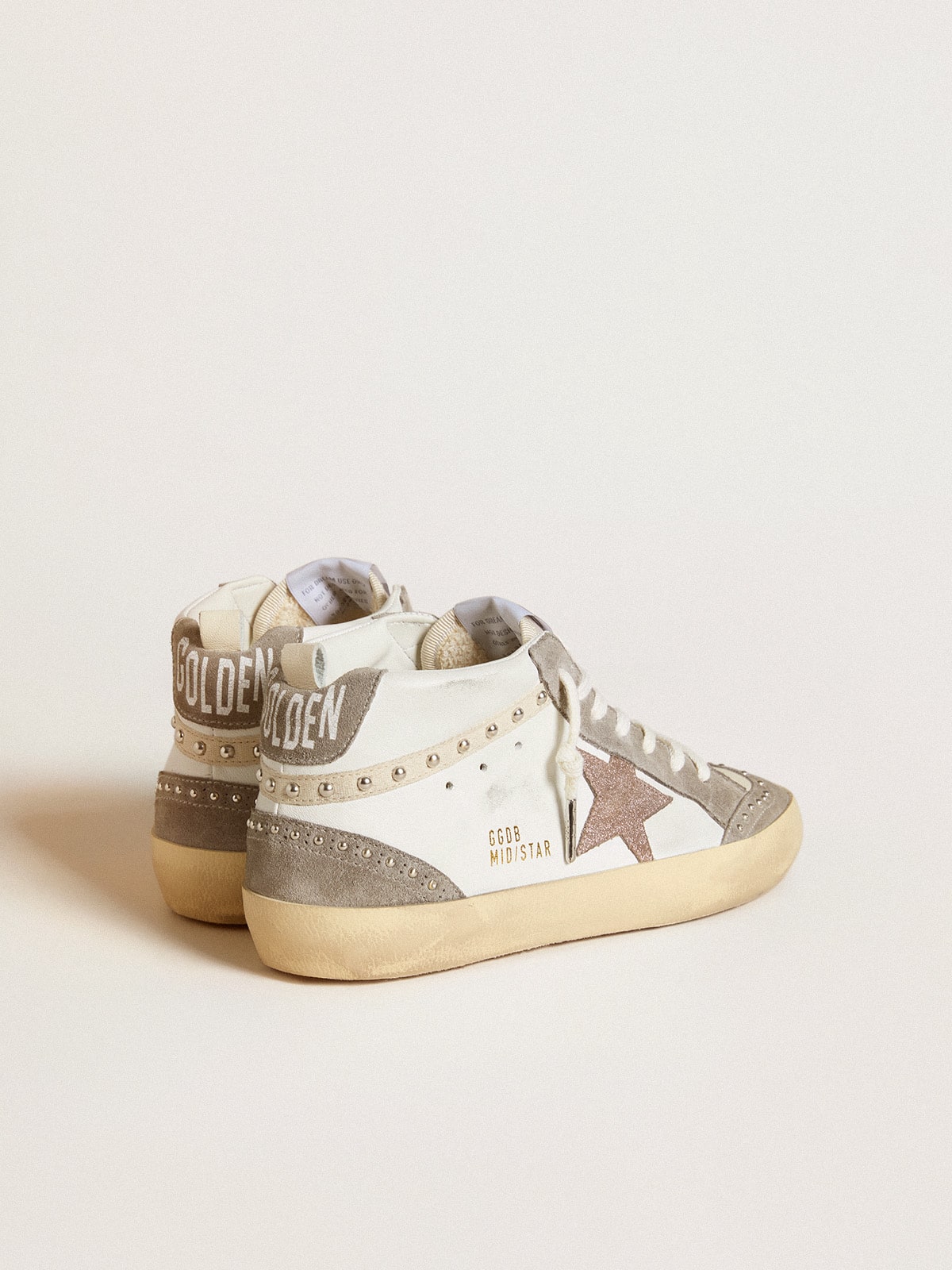 Women's Mid Star in nappa and suede with light brown