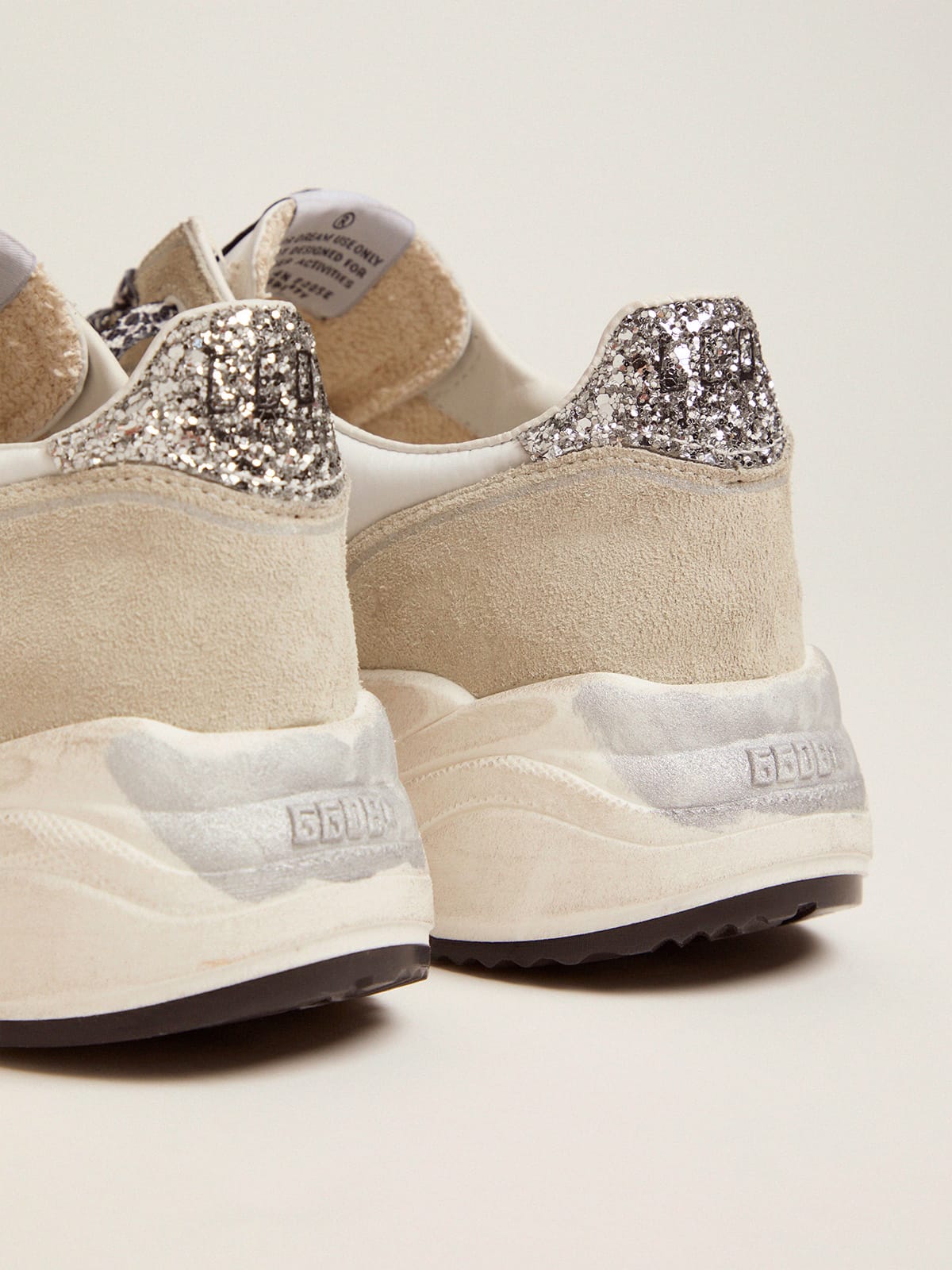 Golden Goose - Running Sole para mujer de nailon y ante in 