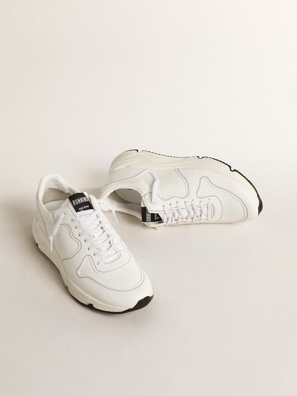 Golden Goose - Women’s bio-based Running Sole with white star and heel tab in 