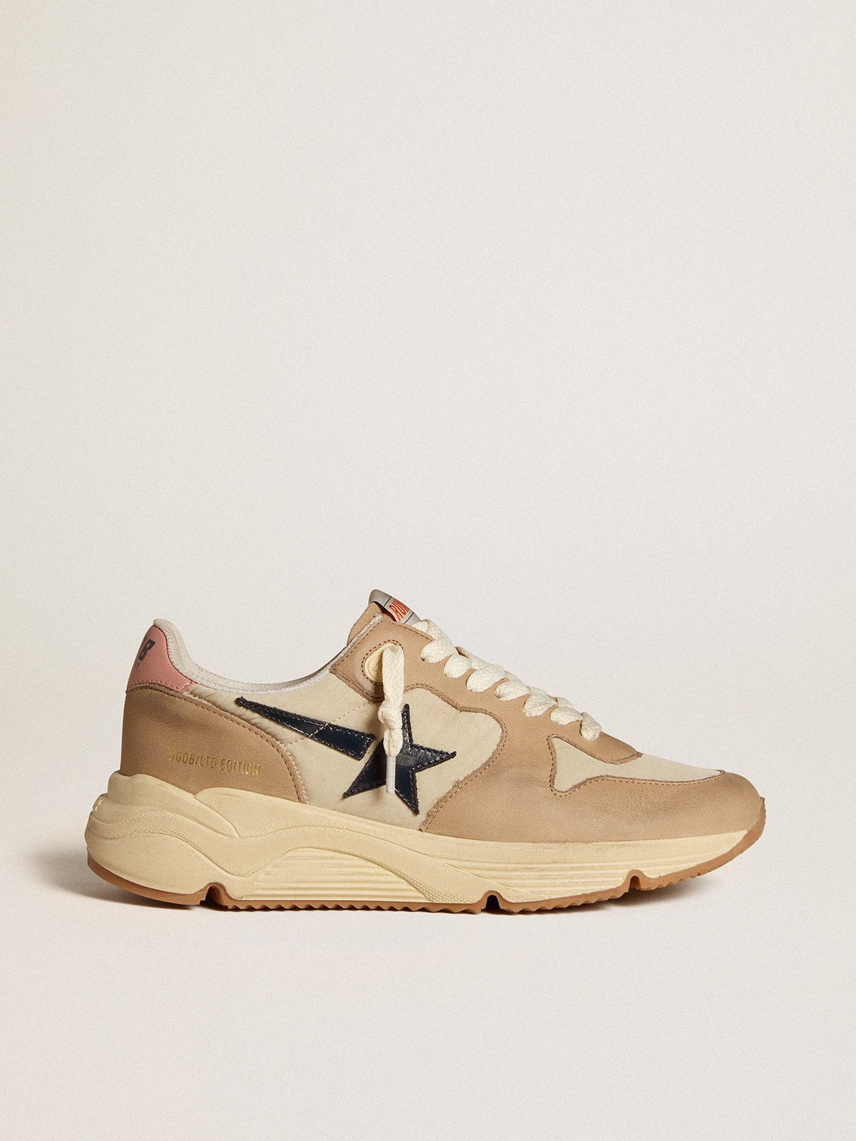 Golden Goose - Running Sole LTD in nylon and nubuck with leather star and heel tab in 