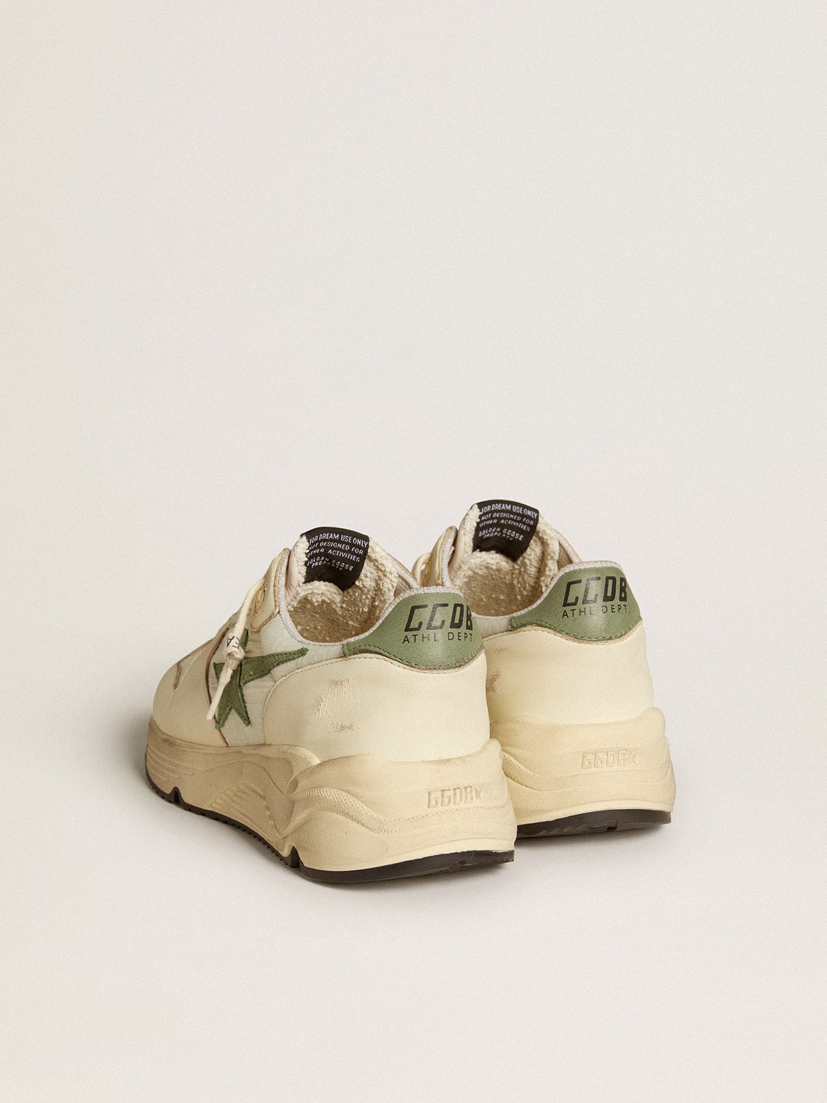 Golden Goose - Women’s Running Sole LTD in nylon and nappa with nubuck star and heel tab in 