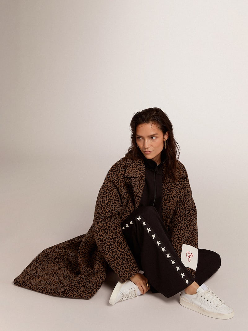 Golden Goose - Stardan Donna in pelle total white in 