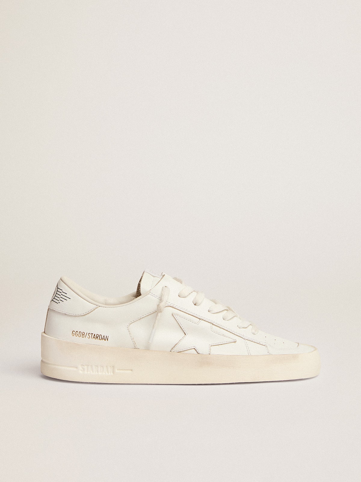 Women s Stardan sneakers in total white leather Golden Goose