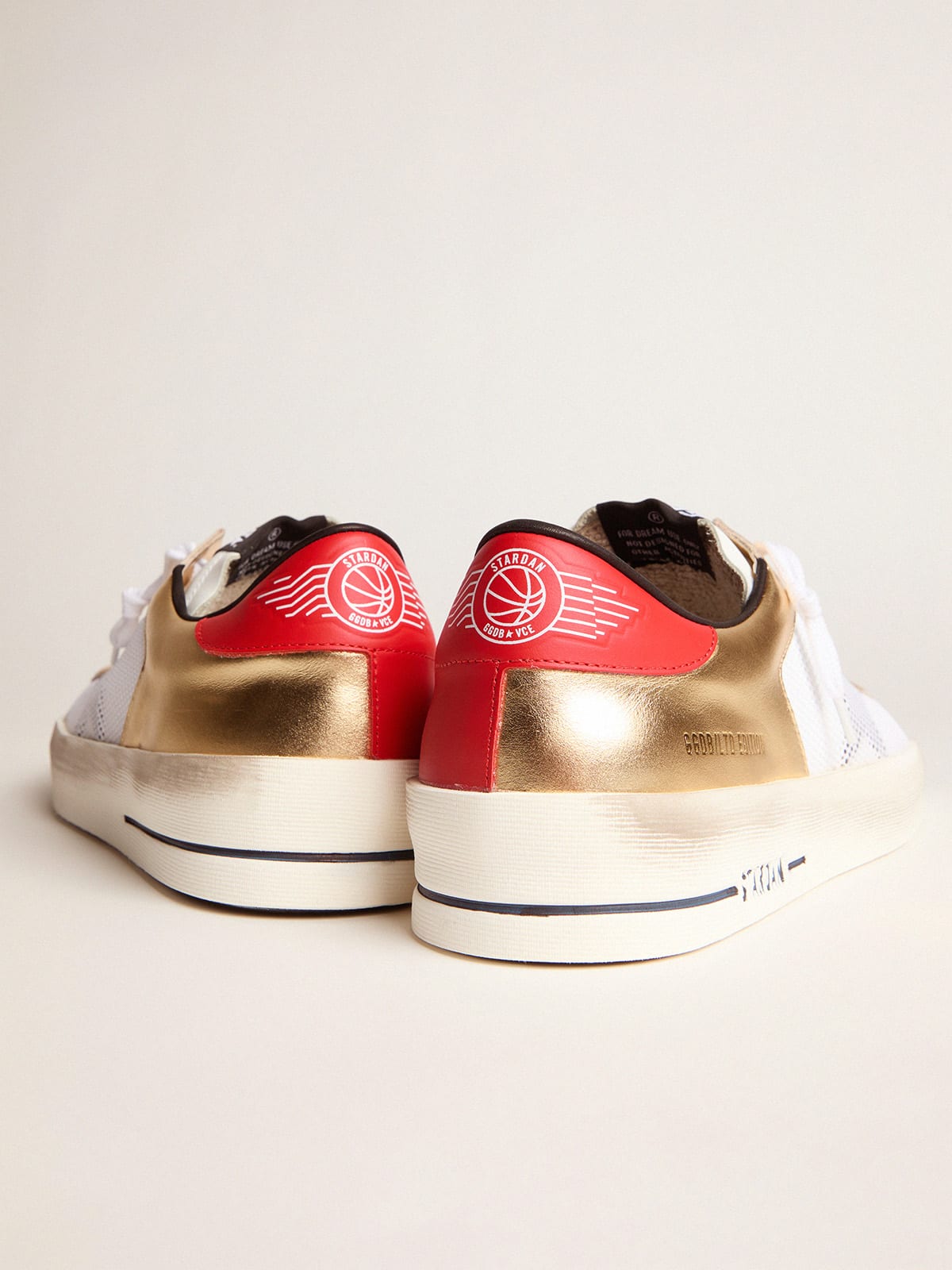 Golden Goose - Women's Limited Edition Stardan sneakers with gold inserts in 