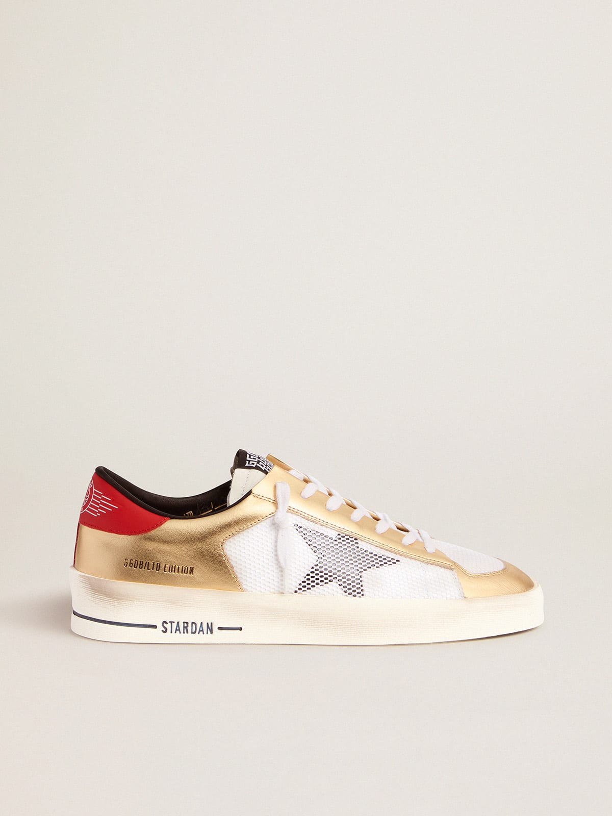 Golden Goose - Women's Limited Edition Stardan sneakers with gold inserts in 