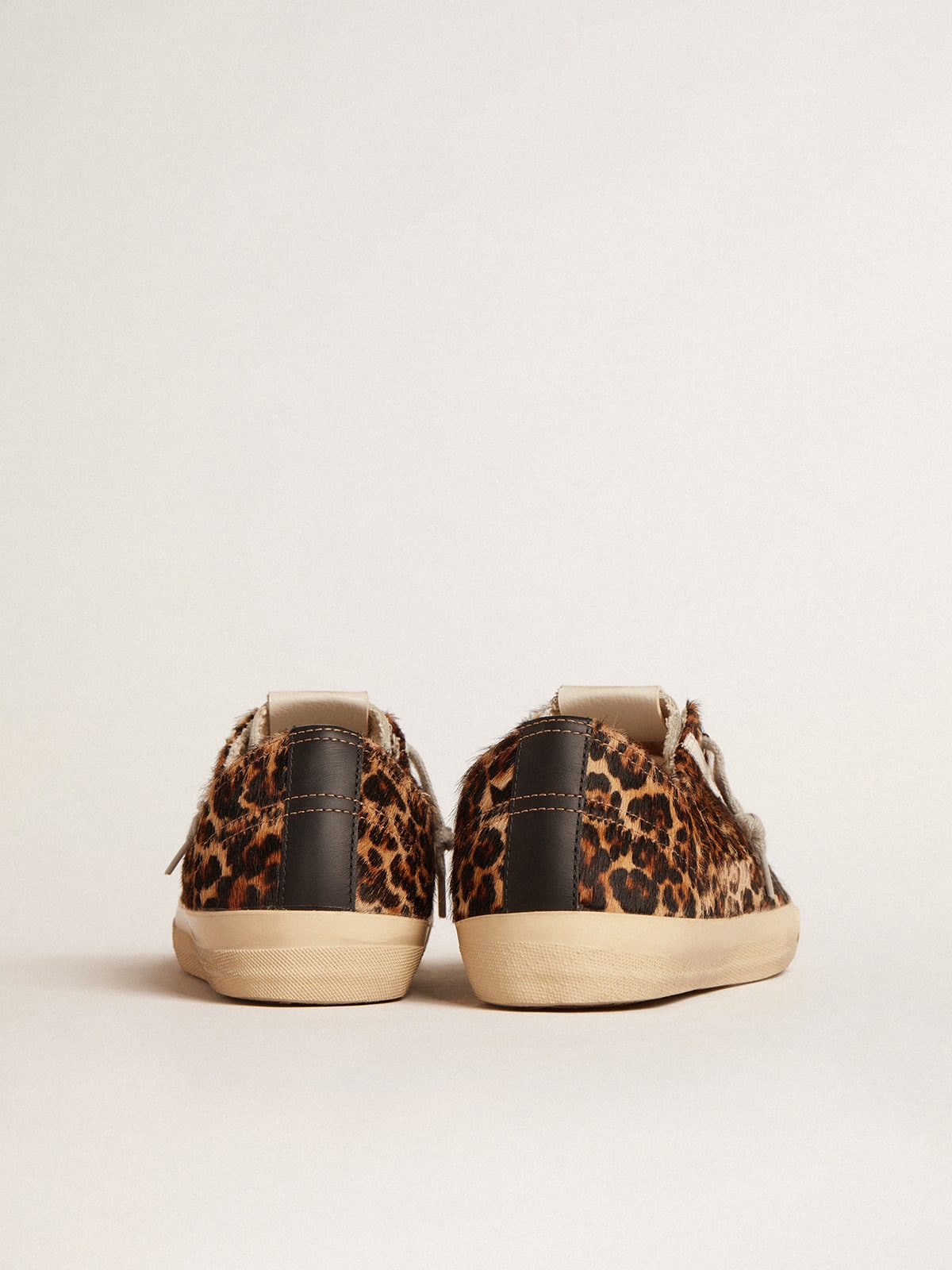 Golden orders goose leopard print