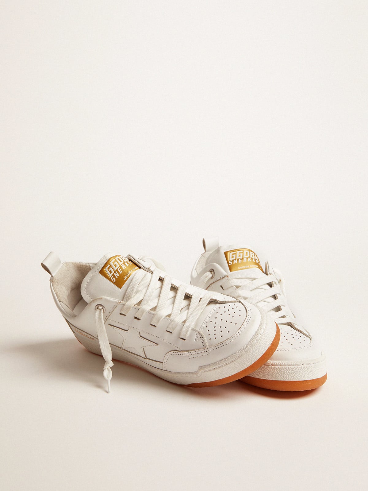 Golden Goose - Women's Yeah in white leather in 