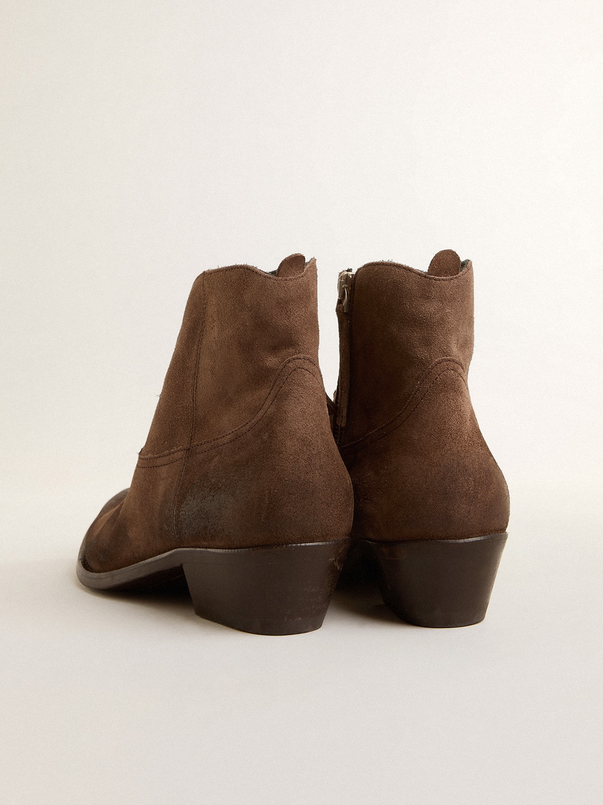 Golden Goose - Young ankle boots in dark brown suede in 