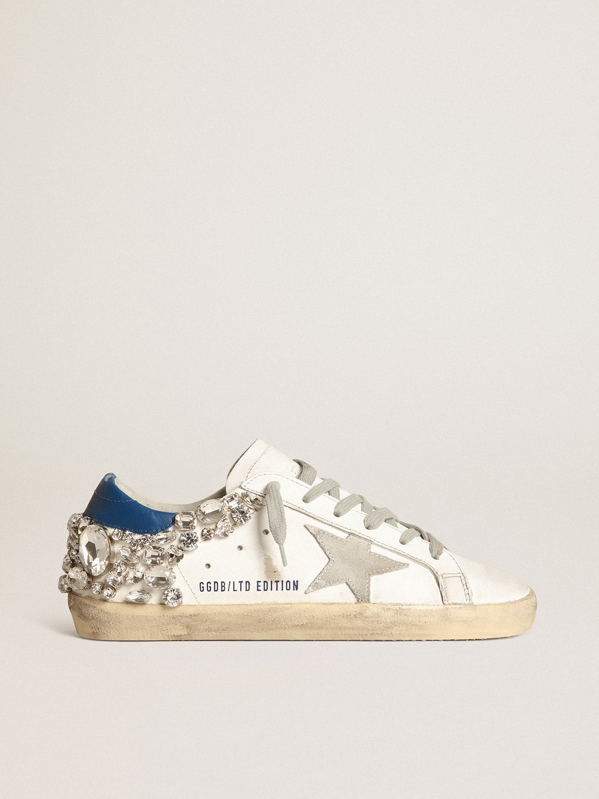 Golden Goose - Super-Star pour femme rehaussées de pierres Swarovski appliquées in 