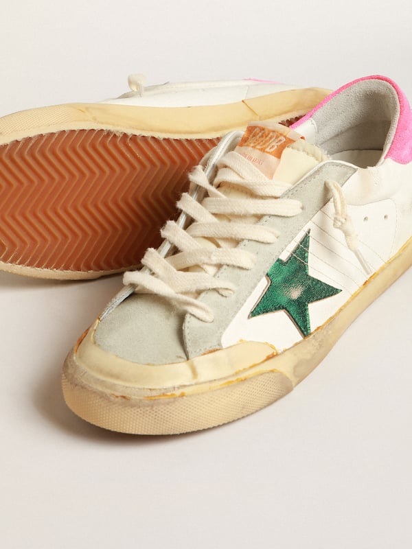 Super-Star Penstar with green star and fluorescent lobster heel tab ...