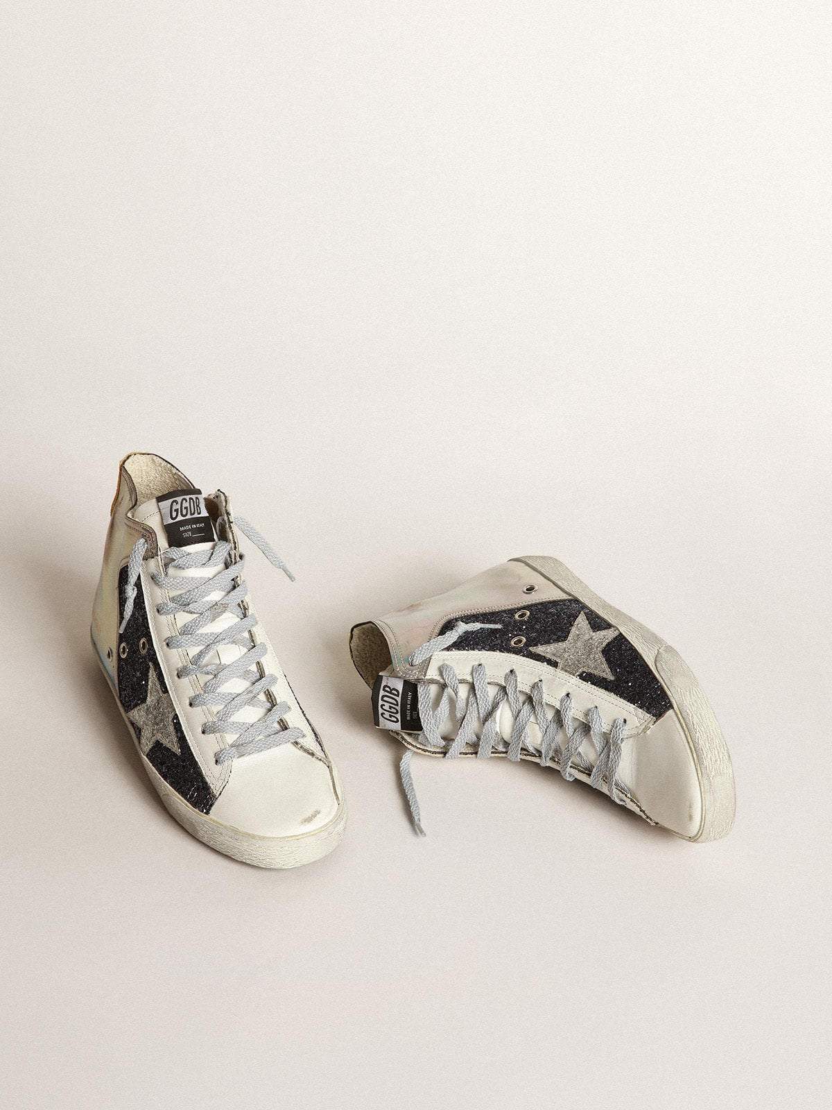 Golden Goose - LAB Limited Edition sneakers Francy donna olografiche con glitter in 