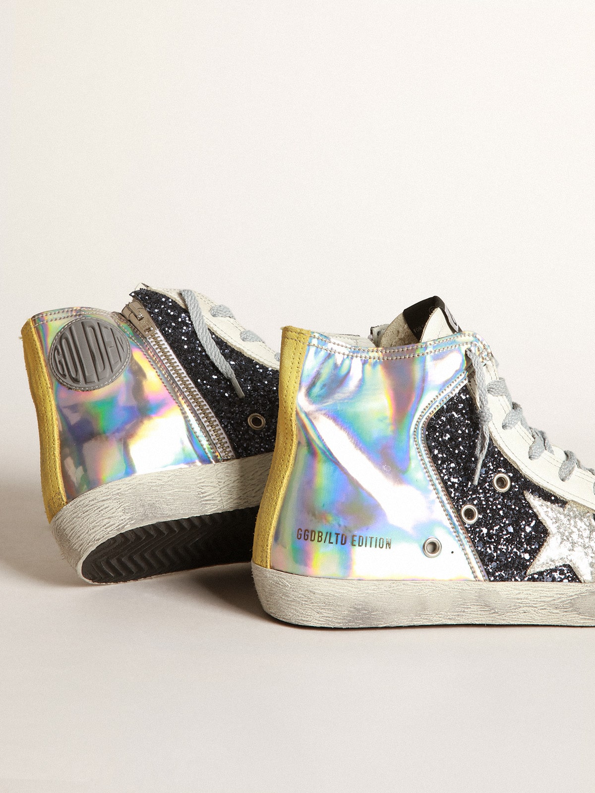 Golden Goose - LAB Limited Edition Francy women's holographic sneakers with glitter in 