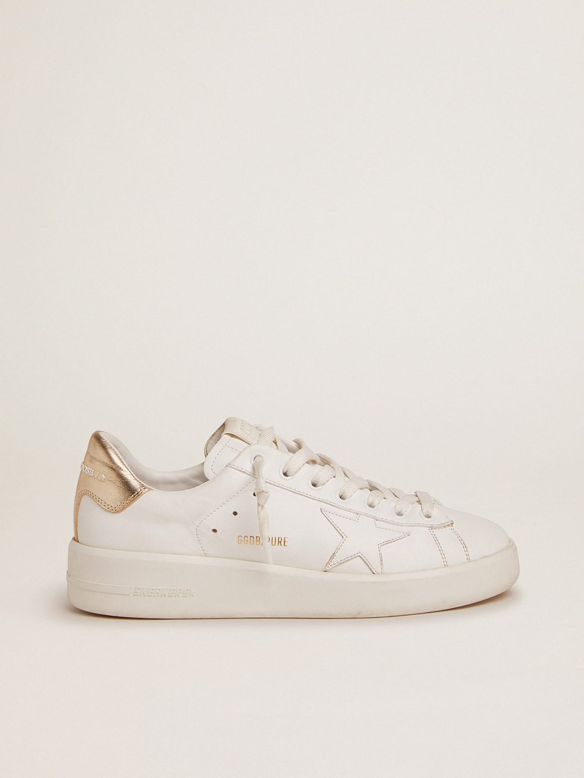 Golden Goose - Sneakers Purestar mujer con refuerzo del talón dorado in 