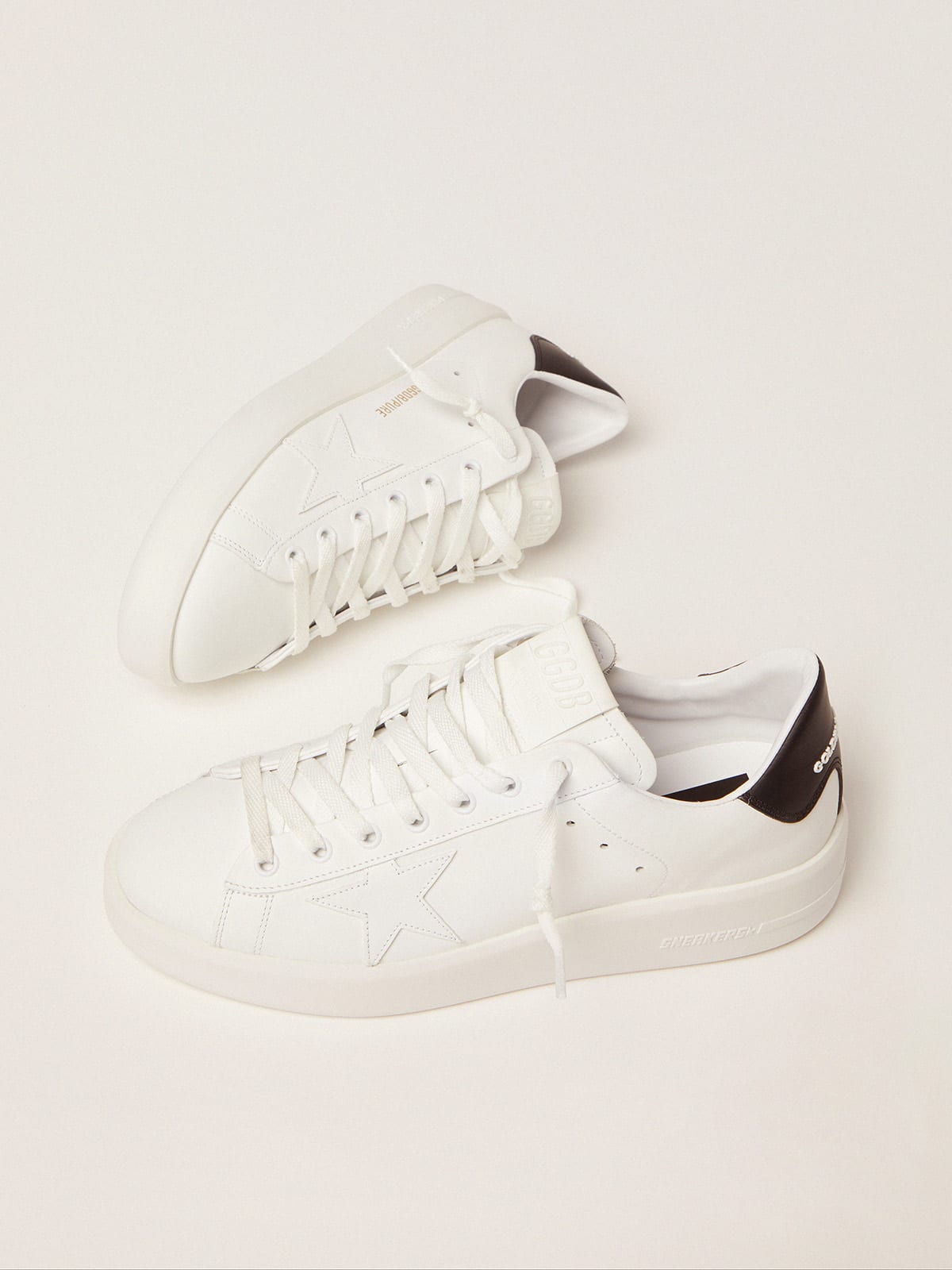 Zeitlos elegant Purestar Damensneaker in WeiB Golden Goose