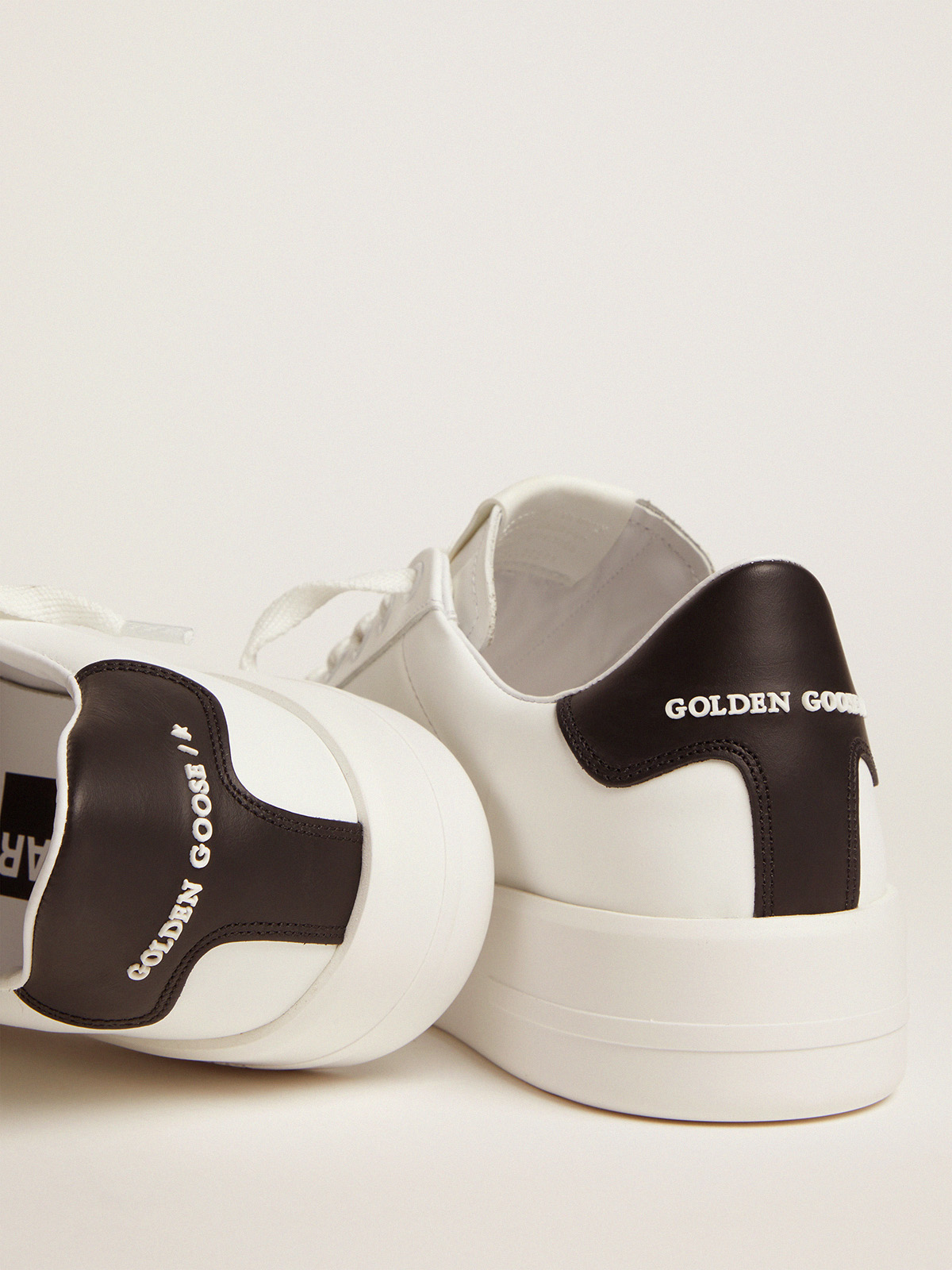 Golden Goose - Women's Purestar with black heel tab in