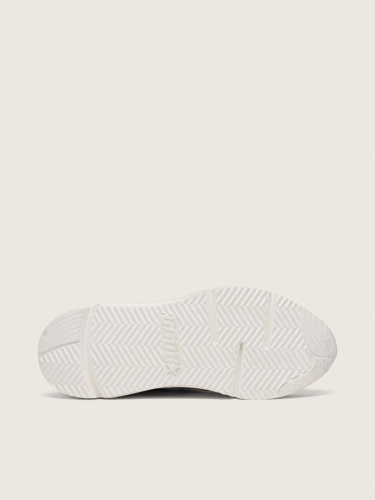 Golden ｜SNEAKERS (GWF00215 F004163 15431) Women's Running Sole in mesh and nubuck with silver metallic