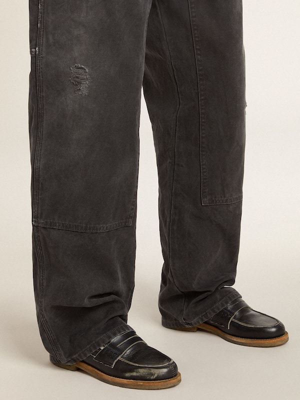 Golden Goose - Women's Jerry loafer in black leather in 