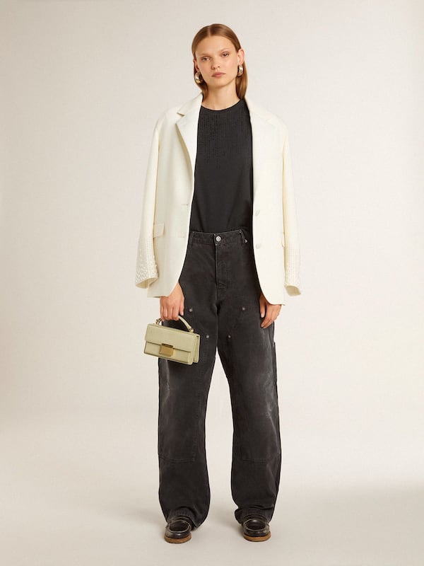 Golden Goose - Women's Jerry loafer in black leather in 