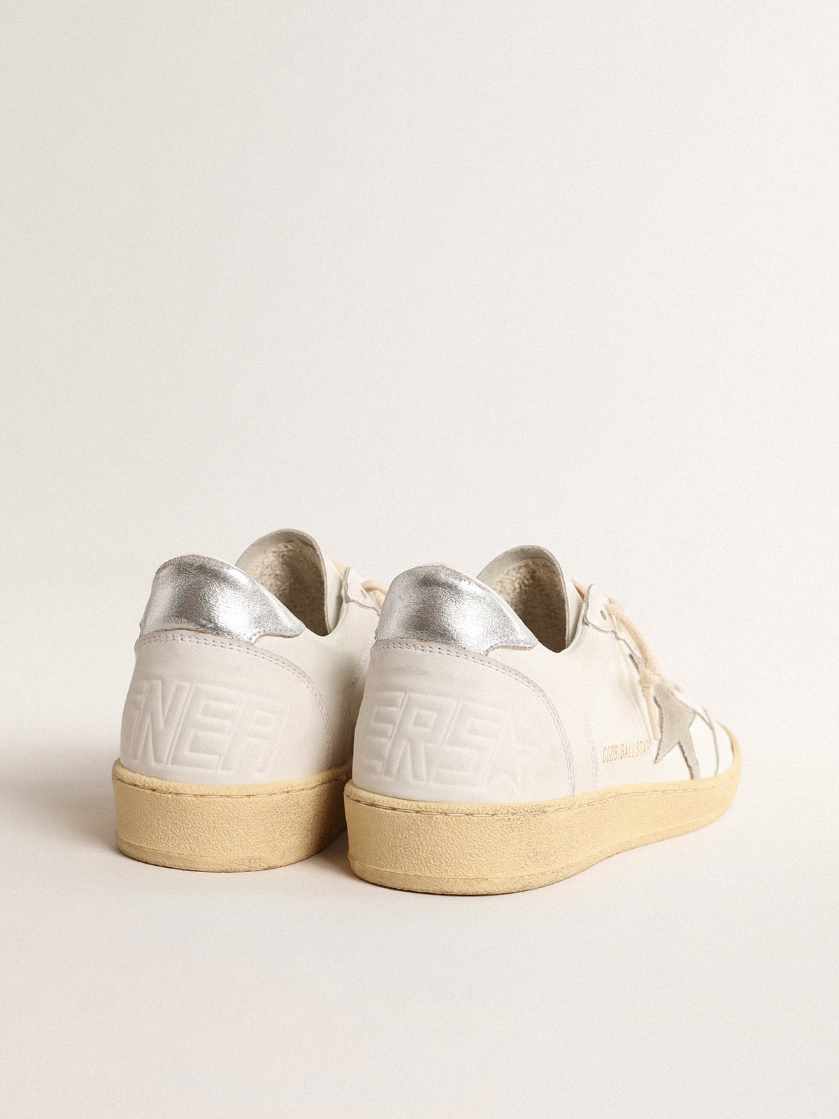 Ball Star with suede star and metallic leather heel tab | Golden Goose