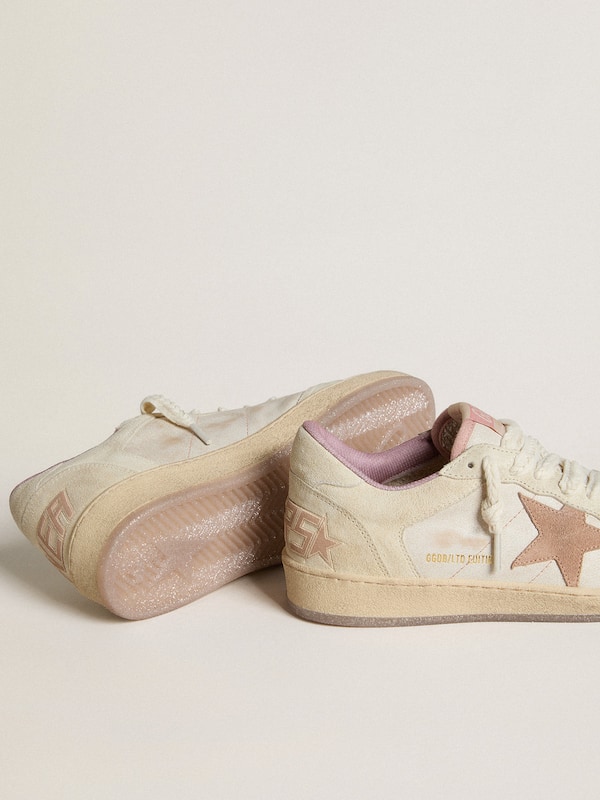 Golden Goose - Ball Star LTD in leather and suede with suede star and heel tab in 
