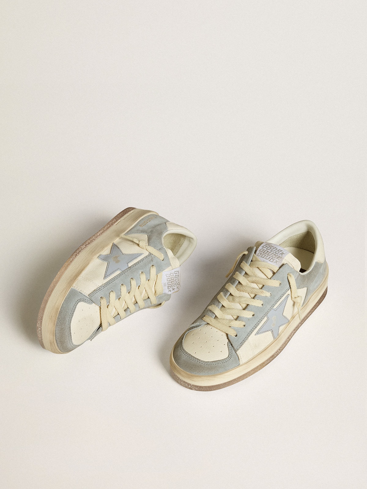 Golden Goose - Stardan LTD aus Nappaleder und Rauleder mit Lederstern und Nappaferse in 