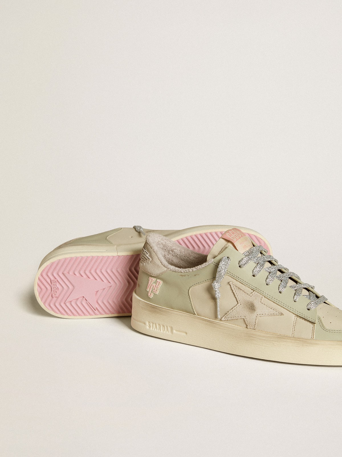 Golden Goose - Stardan in nappa and leather with suede star and heel tab in 