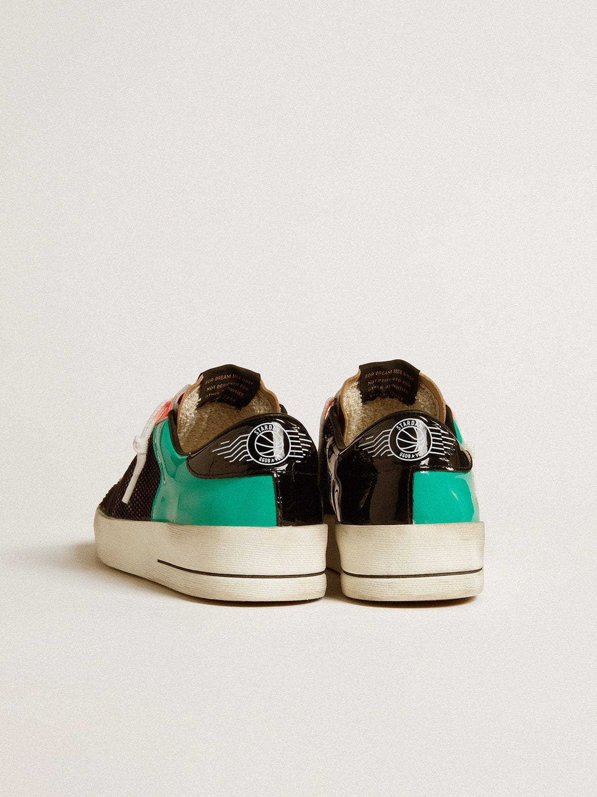 Golden Goose - 限定版 Stardan LAB レディース エナメルレザー＆メッシュ ラバースター in 