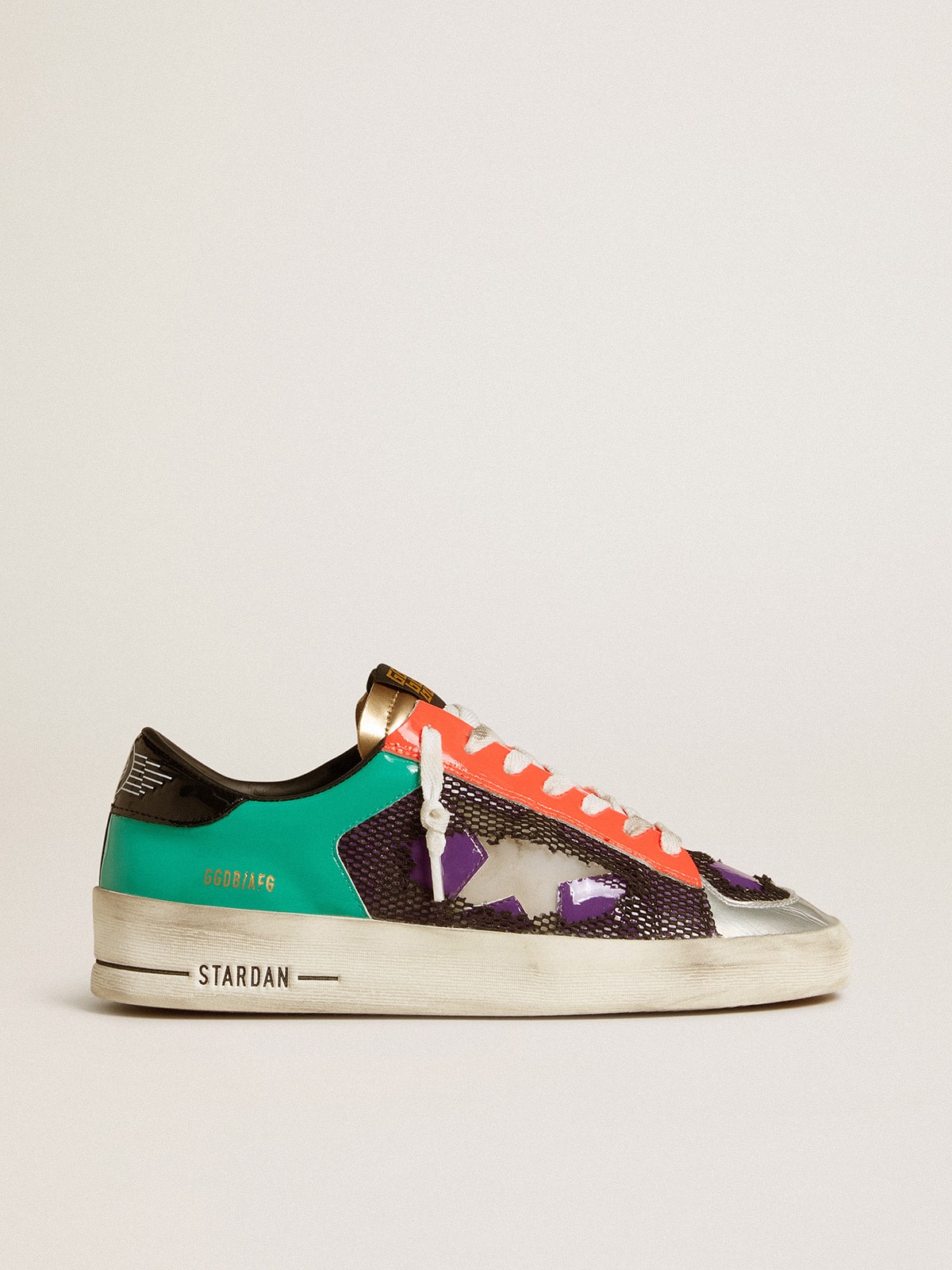 Golden Goose - 限定版 Stardan LAB レディース エナメルレザー＆メッシュ ラバースター in 